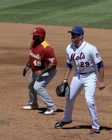 Pablo Sandoval and Ike Davis